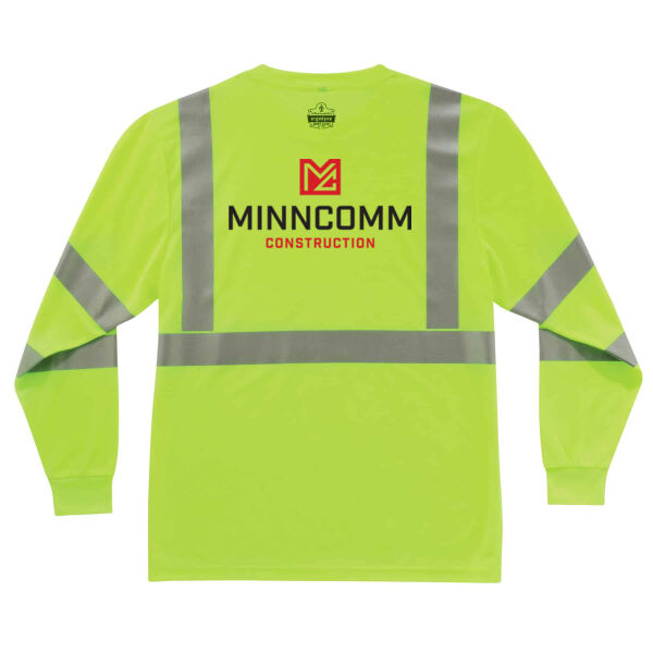 Ergodyne - GloWear Hi-Vis Long Sleeve T-Shirt - Type R, Class 3 - Printed Logo Thumbnail