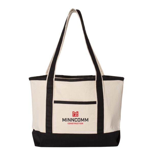Q-Tees - 20L Small Deluxe Tote - Printed Logo Thumbnail