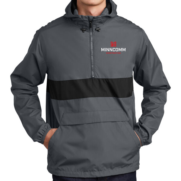 Sport-Tek® Zipped Pocket Anorak - Embroidered Logo Thumbnail