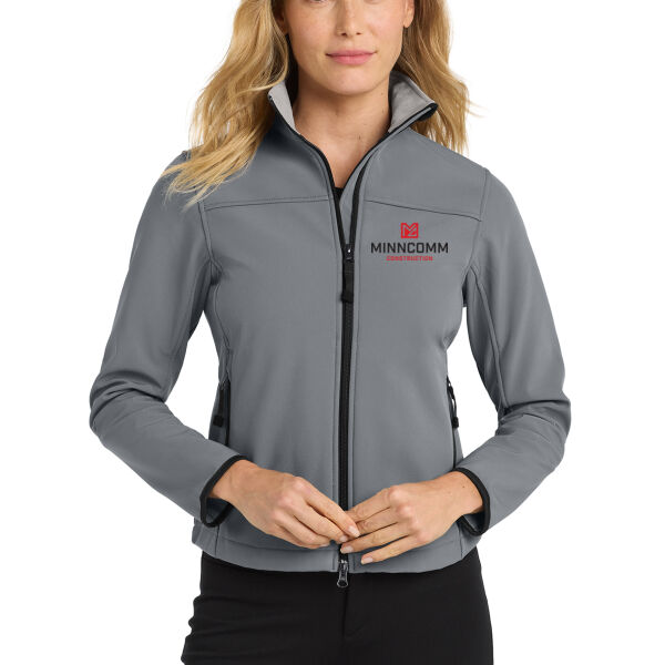 Port Authority® Women's Glacier® Soft Shell Jacket - Embroidered Logo Thumbnail