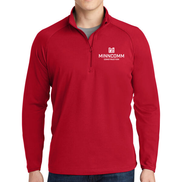 Sport-Tek® Sport-Wick® Stretch 1/4-Zip Pullover - Embroidered Logo Thumbnail