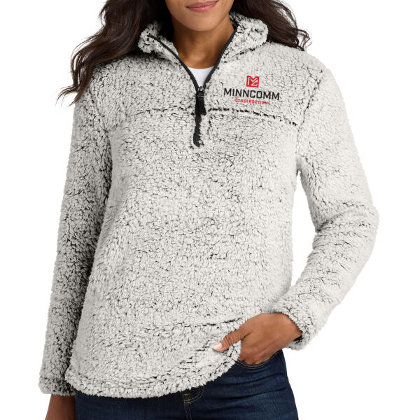 Port Authority® Women's Cozy 1/4-Zip Fleece - Embroidered Logo Thumbnail