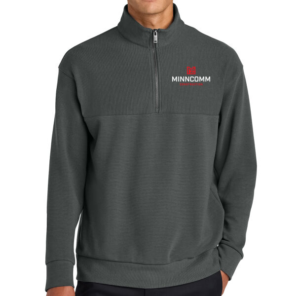 Mercer+Mettle® Linear Texture 1/4-Zip - Embroidered Logo Thumbnail
