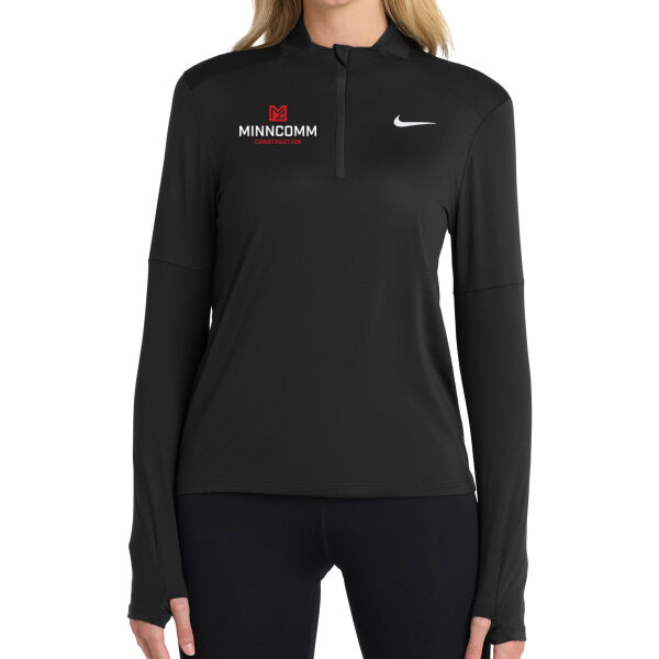 Nike Women's Dri-FIT Element 1/2-Zip Top - Embroidered Logo Thumbnail
