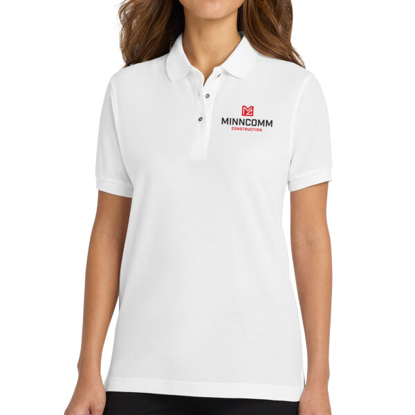 Port Authority® Women's Silk Touch™ Polo - Embroidered Logo Thumbnail