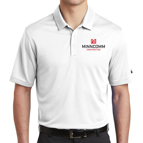 Nike Dri-FIT Hex Textured Polo - Embroidered Logo Thumbnail