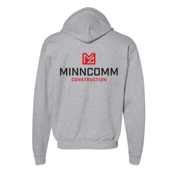 Hanes - Ecosmart® Full-Zip Hooded Sweatshirt - Printed Logos Thumbnail