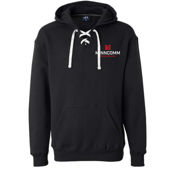 J. America - Sport Lace Hooded Sweatshirt - Embroidered Logo Thumbnail