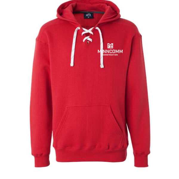 J. America - Sport Lace Hooded Sweatshirt - Embroidered Logo Thumbnail