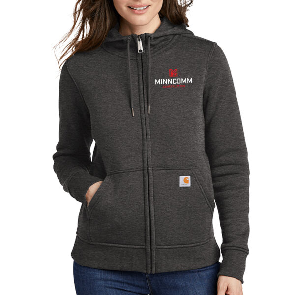 Carhartt® Women’s Clarksburg Full-Zip Hoodie - Embroidered Logo Thumbnail