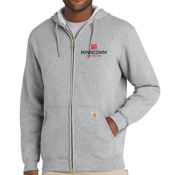 Carhartt ® Midweight Hooded Zip-Front Sweatshirt - Embroidered Logo Thumbnail
