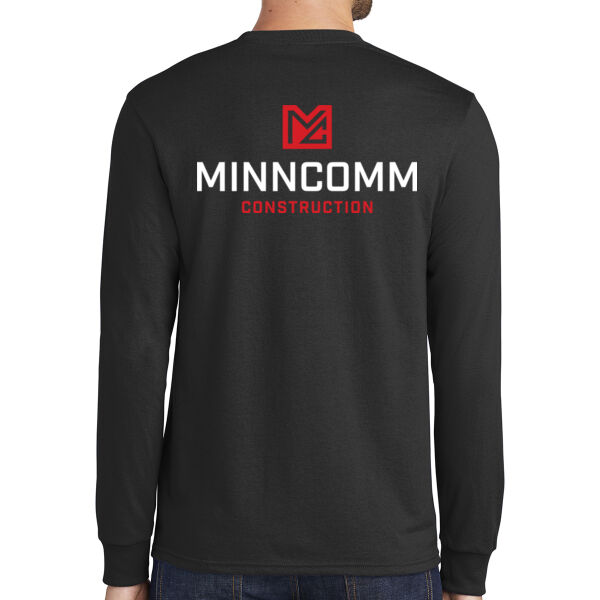 Port & Company® Long Sleeve Core Blend Tee - Printed Logos Thumbnail