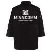 Ten Pearl Button Black Chef Coat Thumbnail